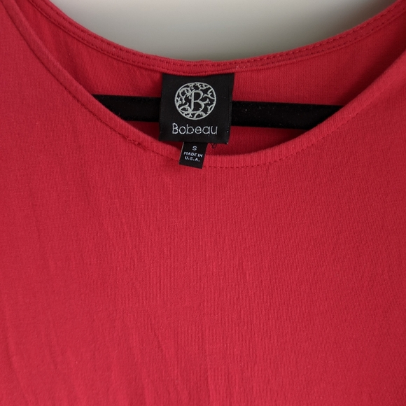 Bobeau Drop Waist Ruffle Cotton Dress - Picture 9 of 10